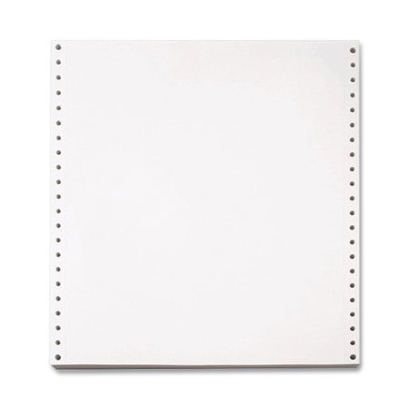 Weyerhaeuser Paper Co. Blank Continuous Paper, 1-Part, 20 Lb, 9.5 X 5.5, White, 400PK 955027